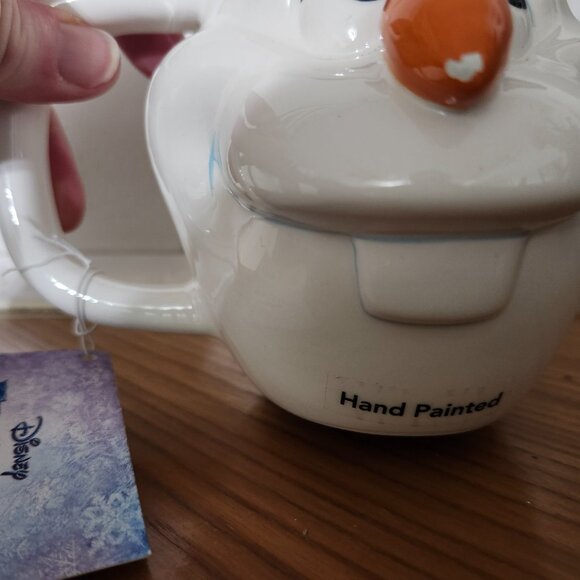 Disney Kohl's 2016 Frozen Olaf Snowman ceramic mug with lid - Picture 4 of 4